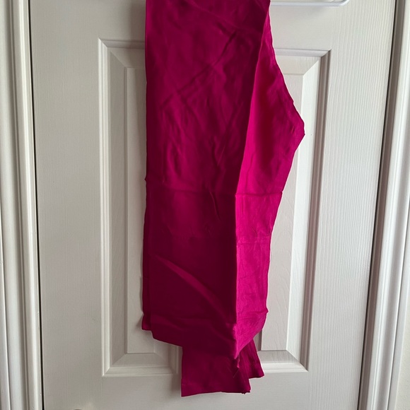 Ethnic Indian Wear Bollywood pink and orange net dress Size M - Picture 6 of 9